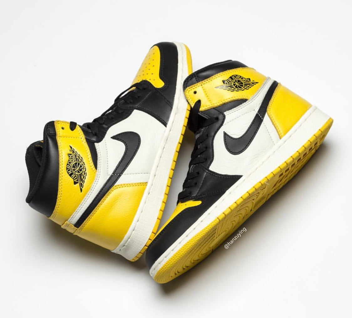 yellow black and white retro 1