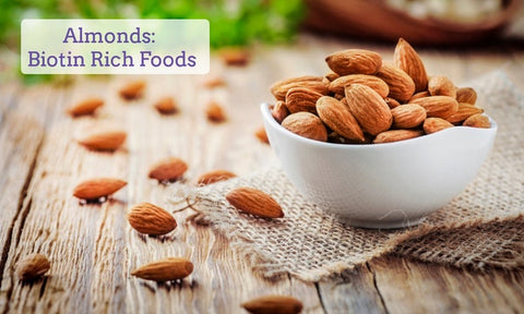 almonds-food-that-contain-biotin