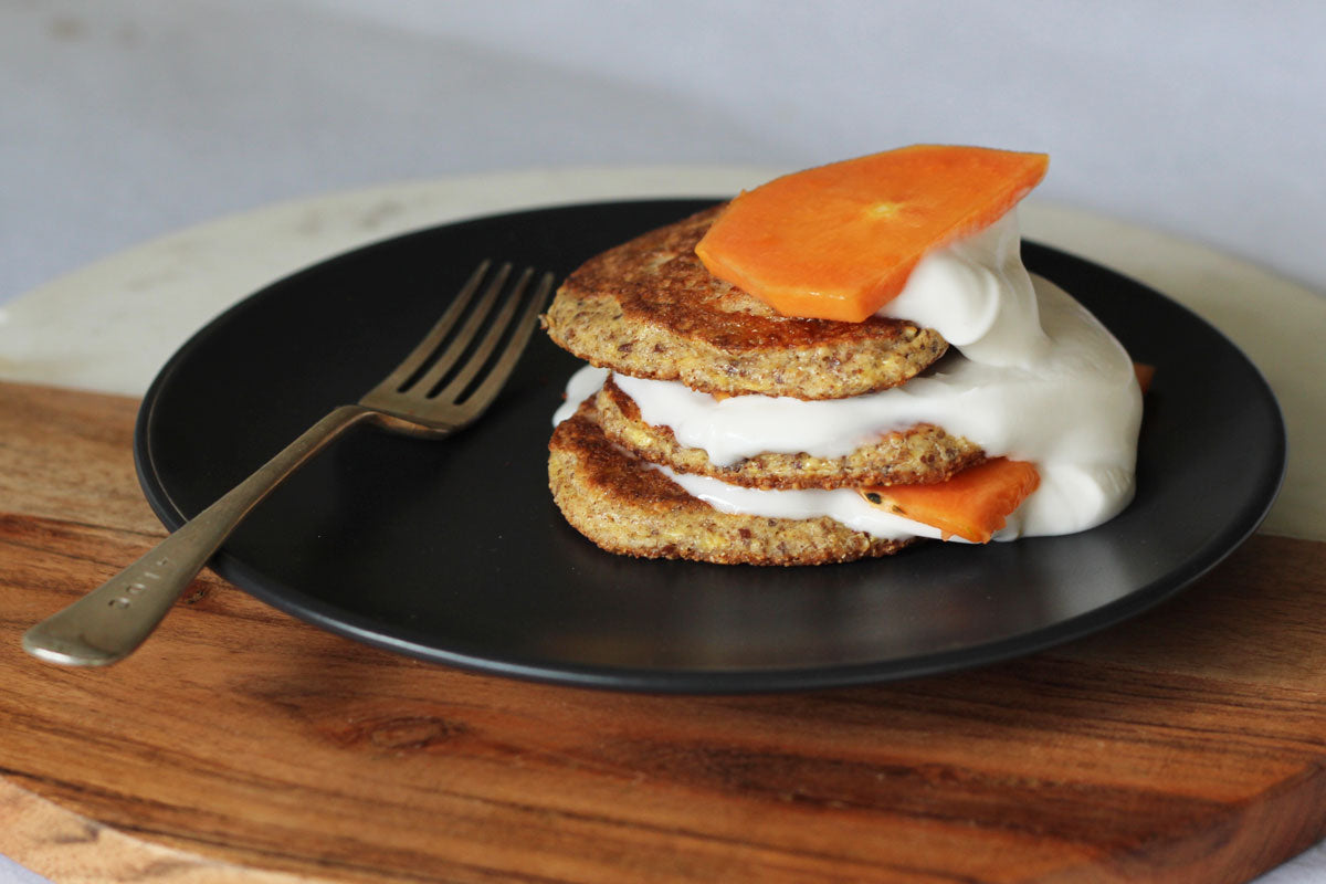 ten minute almond meal hotcakes