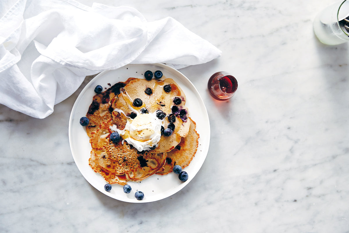 Lola Berry's Bees Knees Blueberry Pancakes