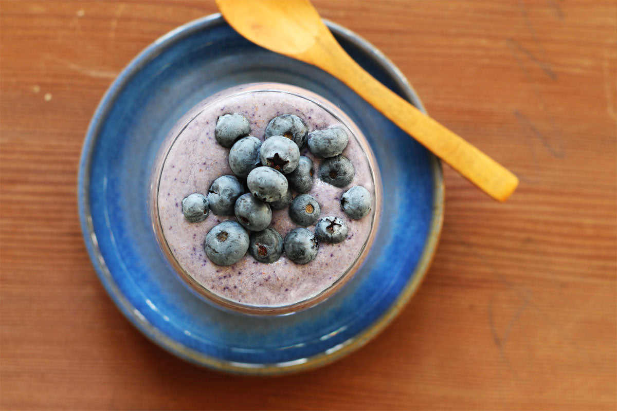 Blueberry chia pudding