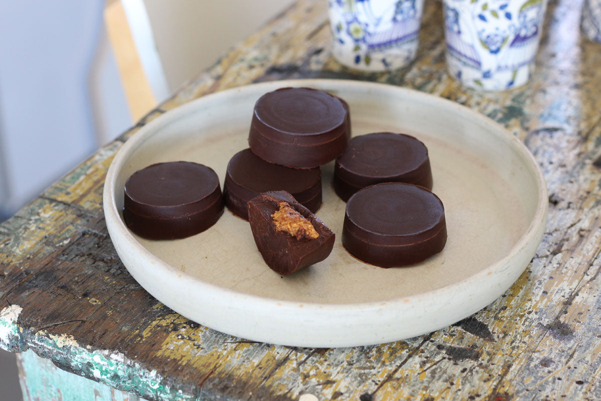 Healthy homemade chocolate