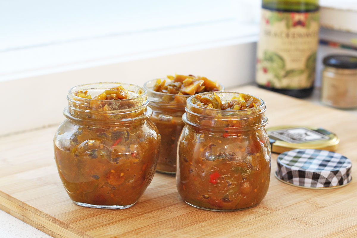 Green tomato chutney