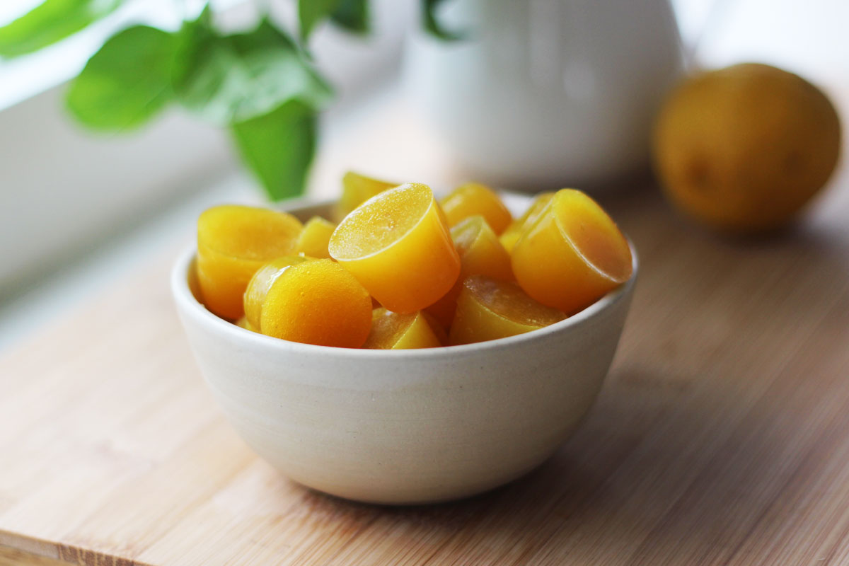 Home made fruit gummies