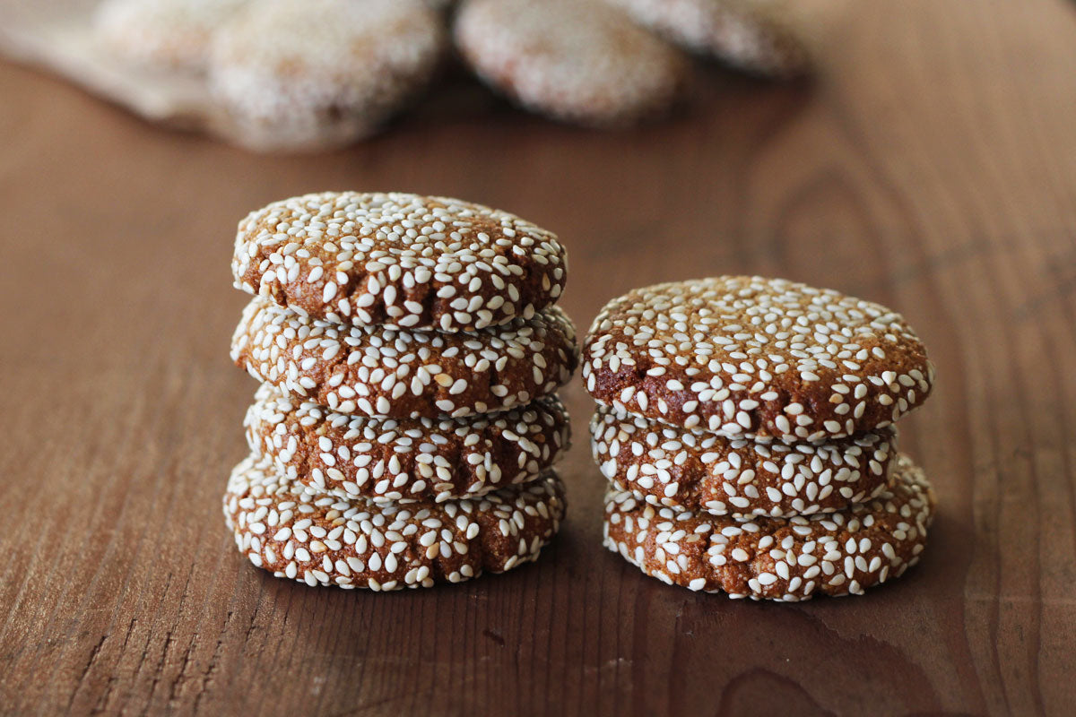 Honey Tahini Cashew Cookies