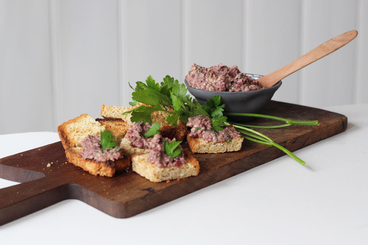 Olive tapenade with walnuts recipe