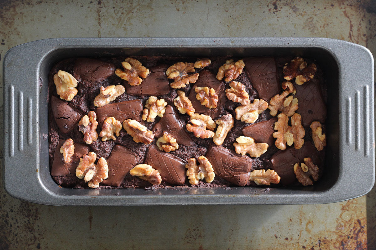 Pumpkin Walnut Brownie Baked