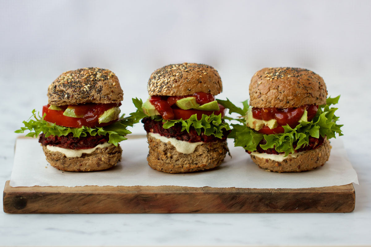 a healthy veggie burger recipe 