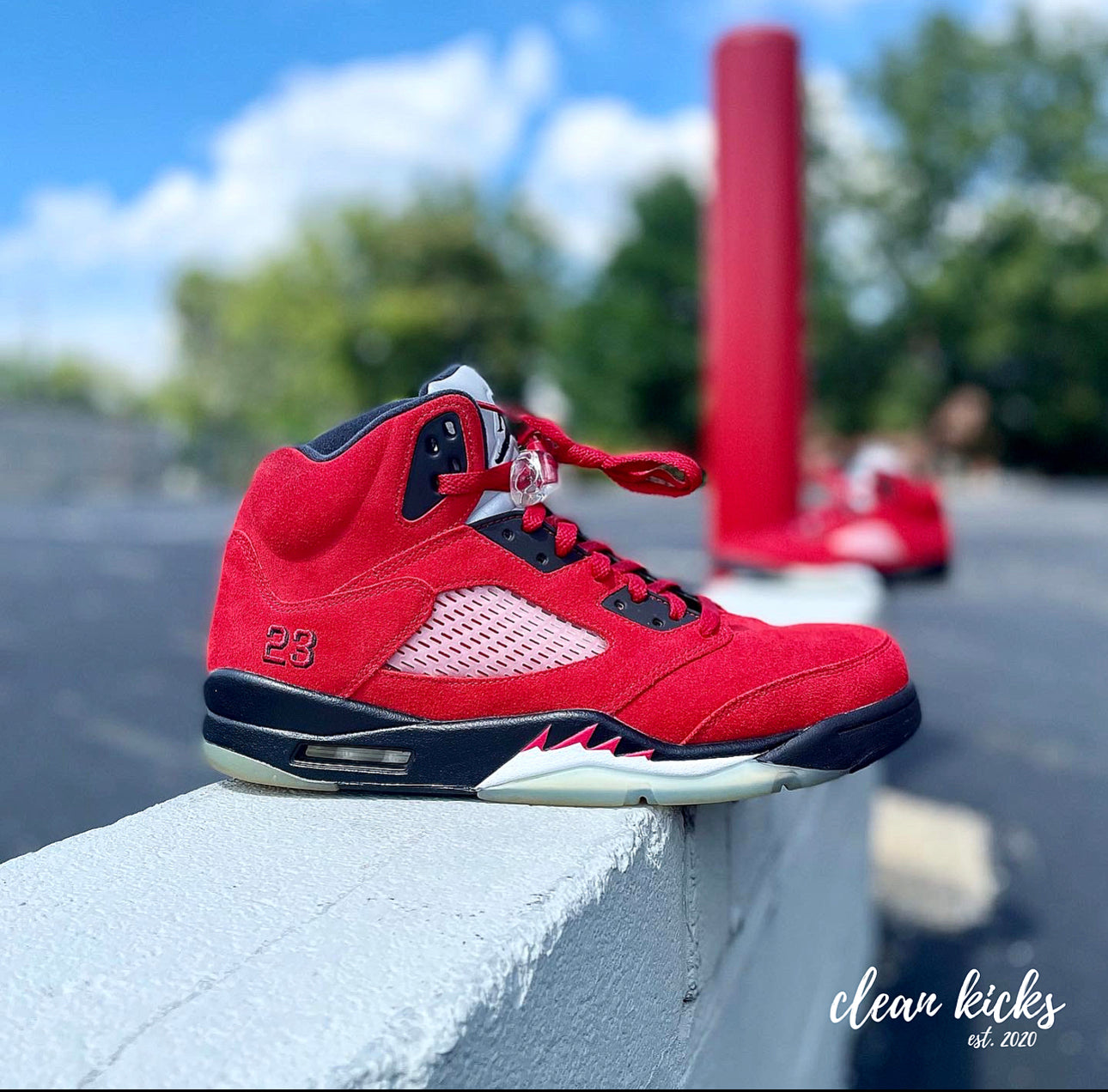 how to clean red suede jordans