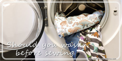 The Friendly Cat Fabrics - Should you wash before wasing?