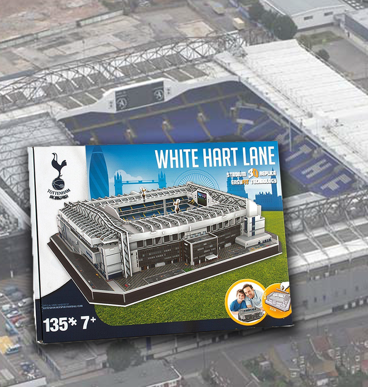 White Hart Lane 3D Puzzle 198 Teile Tottenham Hotspur FC Fußballstadion 