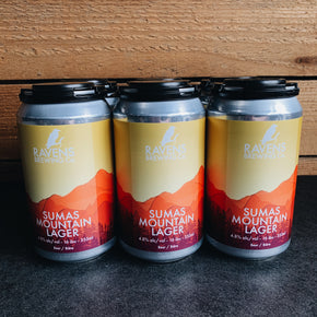 Ravens Brewing Sumas Mountain Lager 4pk *DELIVERY ONLY