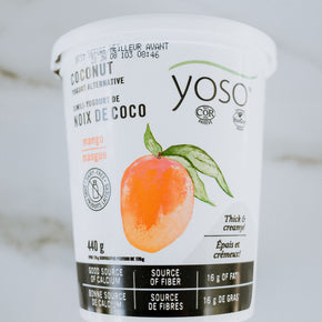 Yoso Vegan Gluten + Dairy Free Mango Yogurt 440g