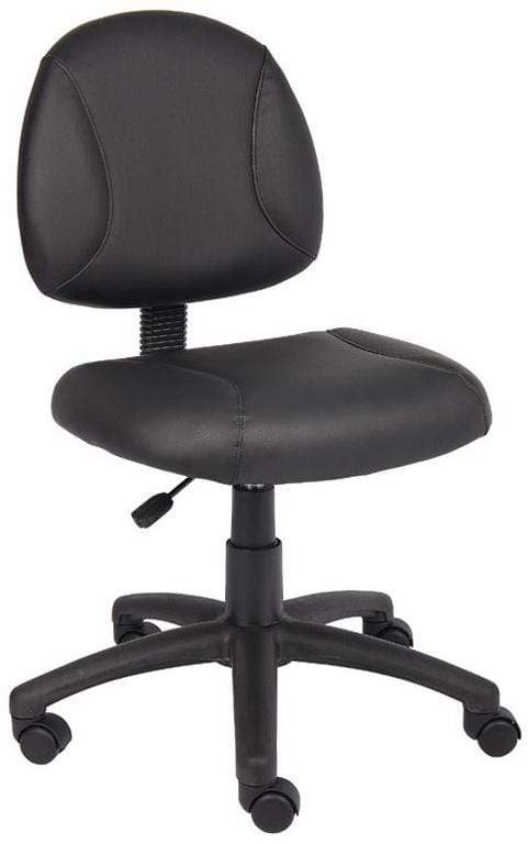 gray office chair no arms