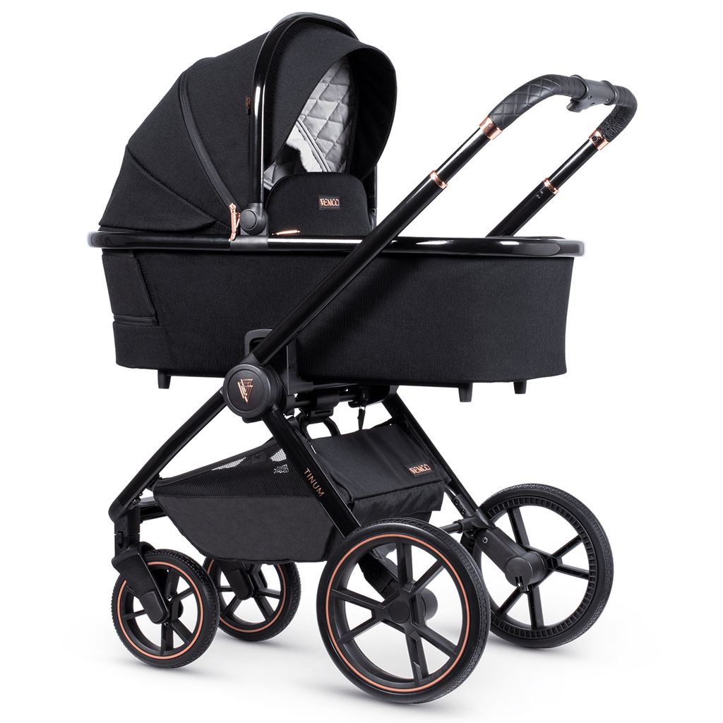 Darmen Incarijk draad Venicci Tinum 3-in-1 Special Edition Travel System Stylish Black –  Babys-Mart
