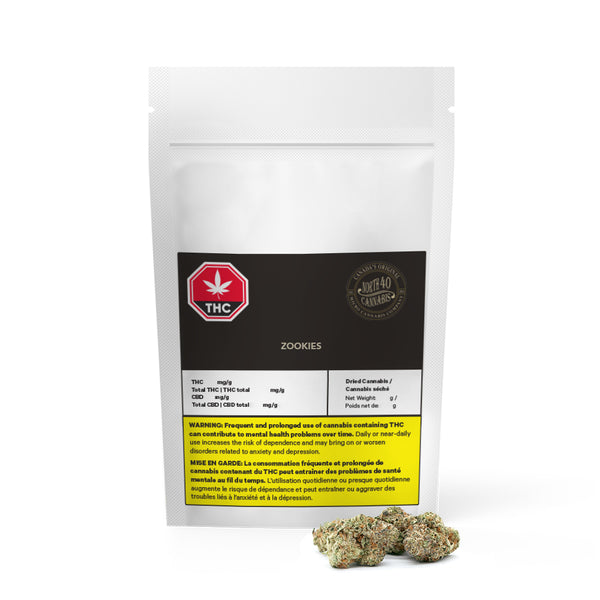 Zookies Dried Cannabis - Lot 20-P101