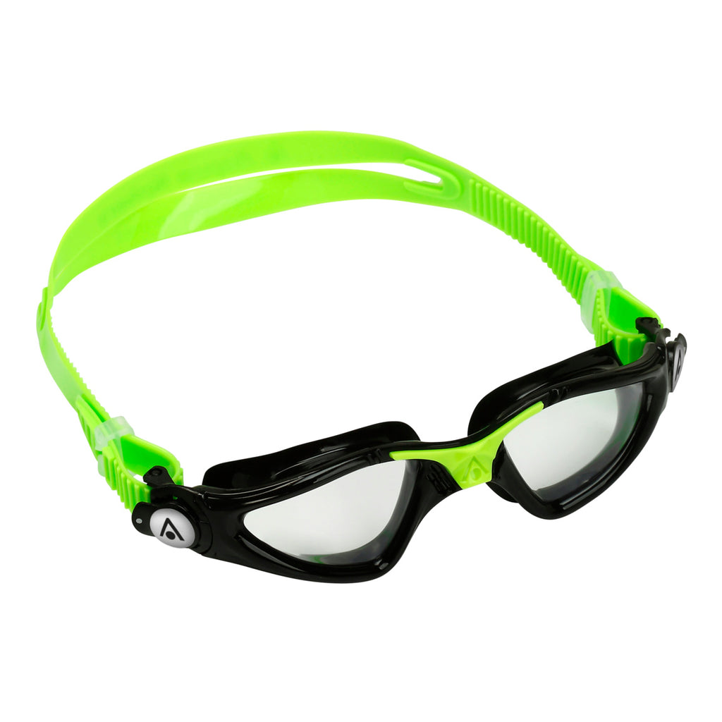compenseren Ik denk dat ik ziek ben Keizer Kayenne Junior - Zwembril - Kinderen - Clear Lens - Zwart/Lime –  snorkel&zwemshop.nl