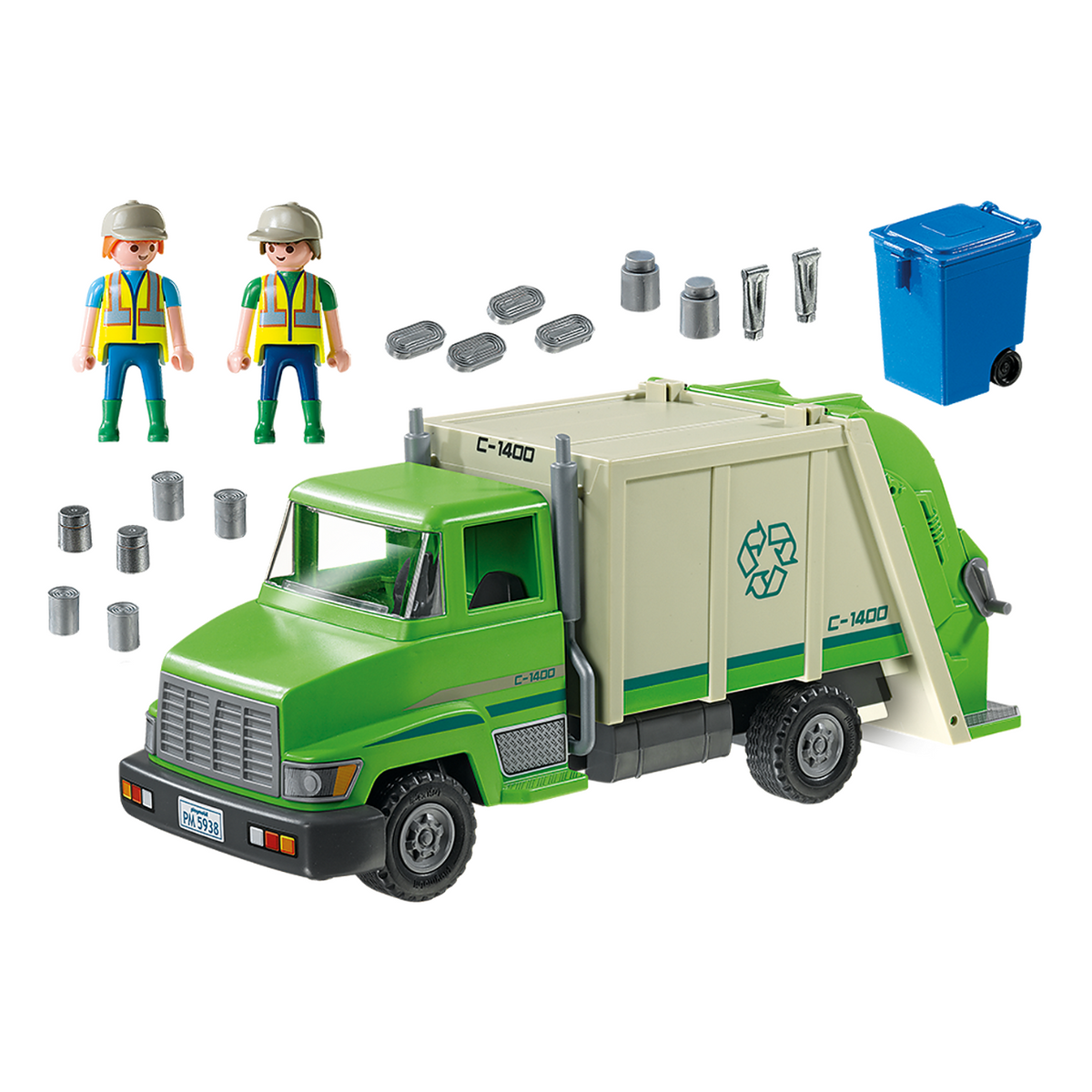 Playmobil Green Recycling Truck Child's Play