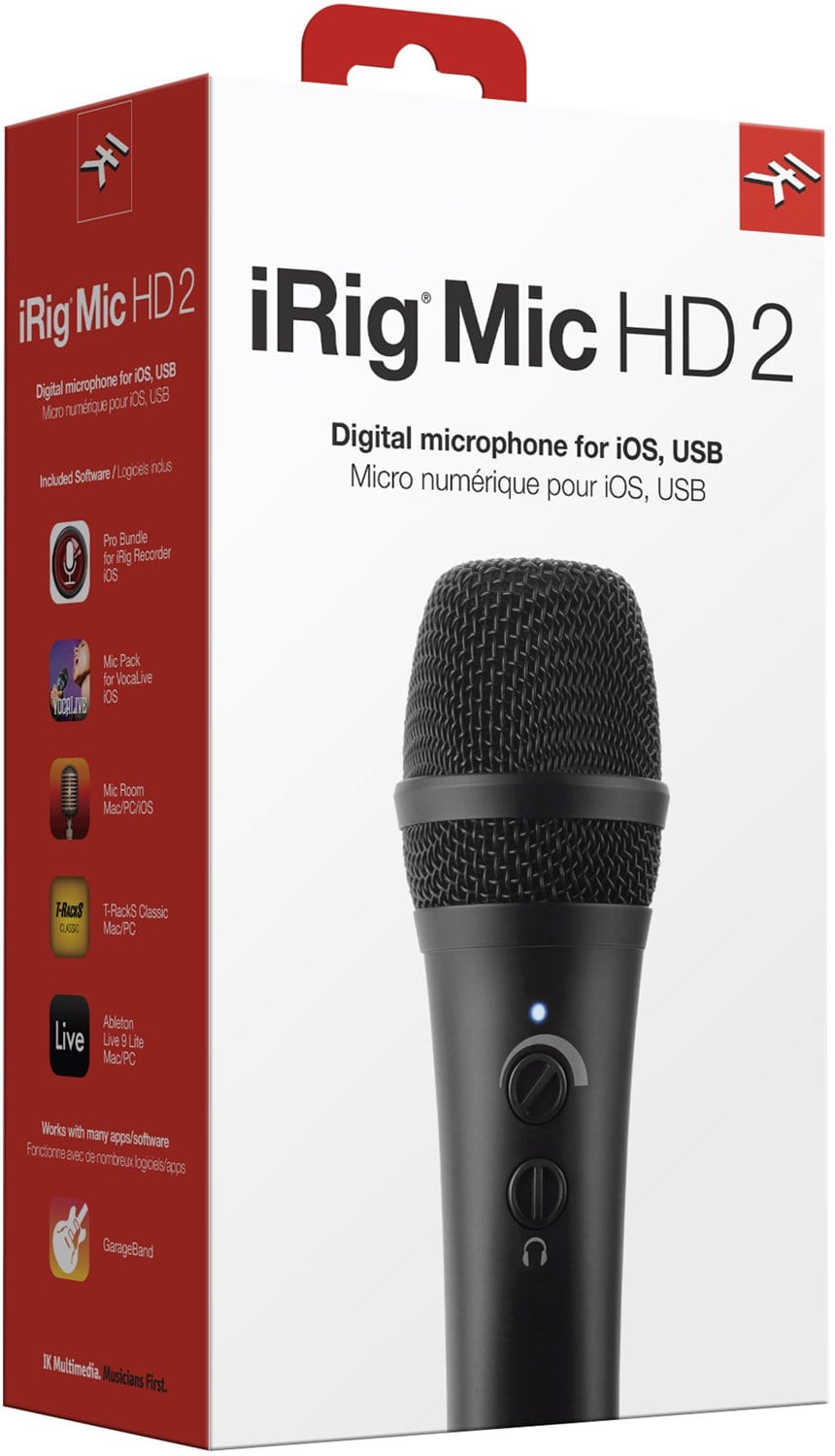 opladen Vloeibaar Bukken Ik Multimedia iRig Mic HD 2 Handheld Condenser Microphone | PSSL ProSound  and Stage Lighting