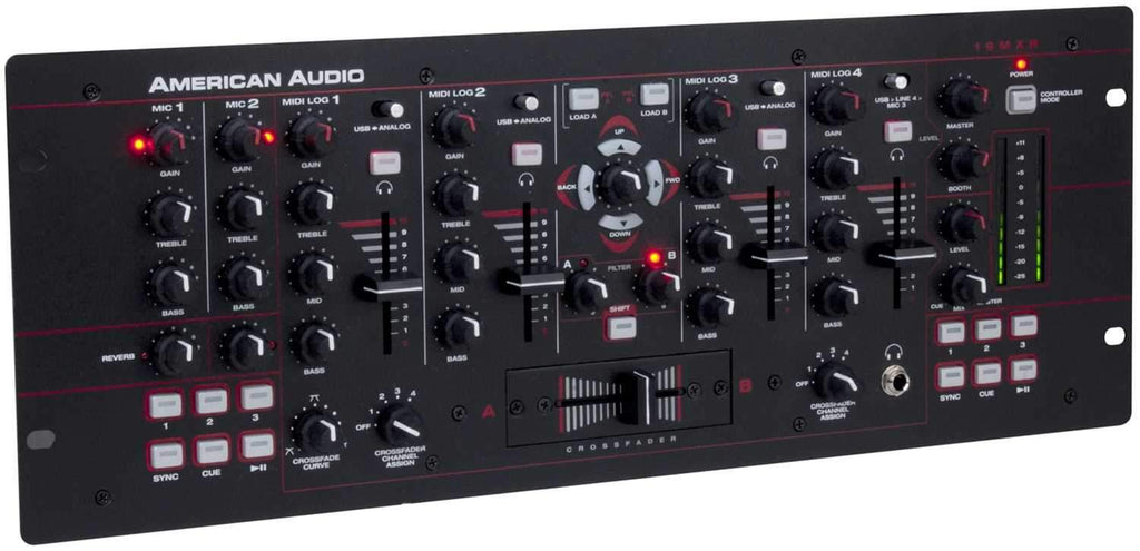 American Audio 19 MXR 4-Channel DJ Mixer & Controller