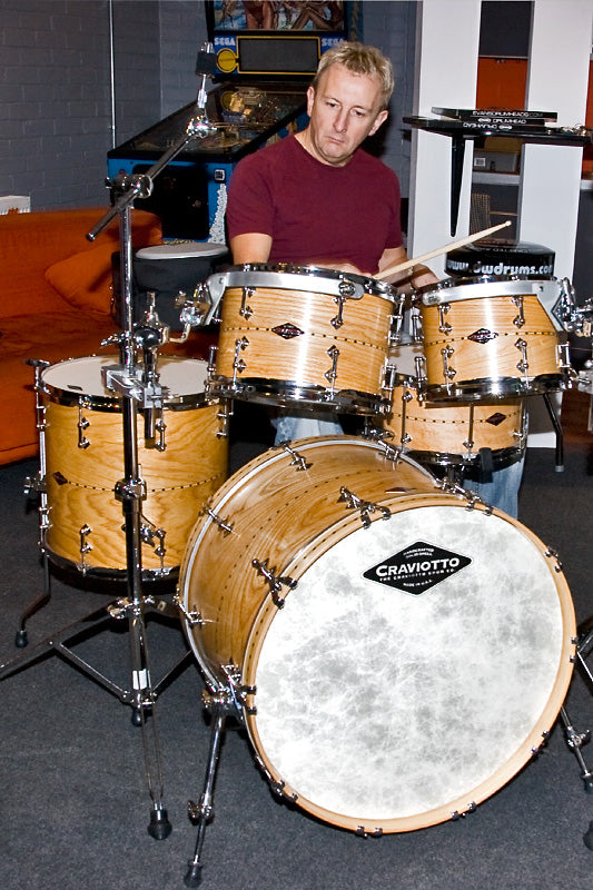 happy customer craviotto drum kit