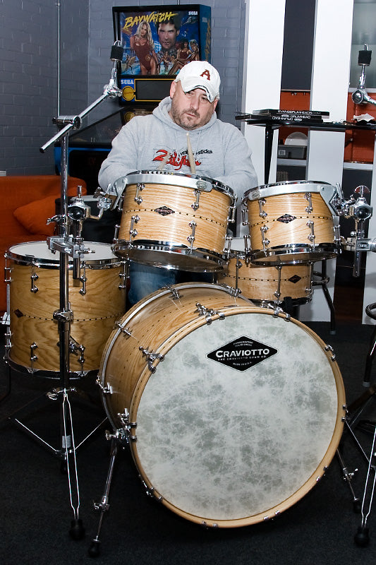 happy customer craviotto drum kit