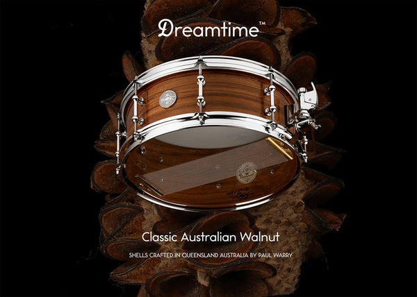 DUNNETT DREAMTIME CLASSIC AUSTRALIAN WALNUT SNARE DRUM