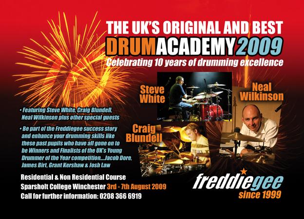 Freddie Gee Drum Academy 2009 Drum Shop UK
