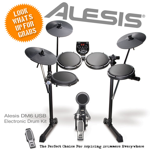 Win an Alesis DM6 electronic drum kit at Drumshop UK