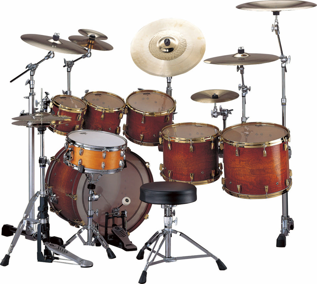 Yamaha Phoenix PHX Drum Kit in Textured Amber Sunburst Finish