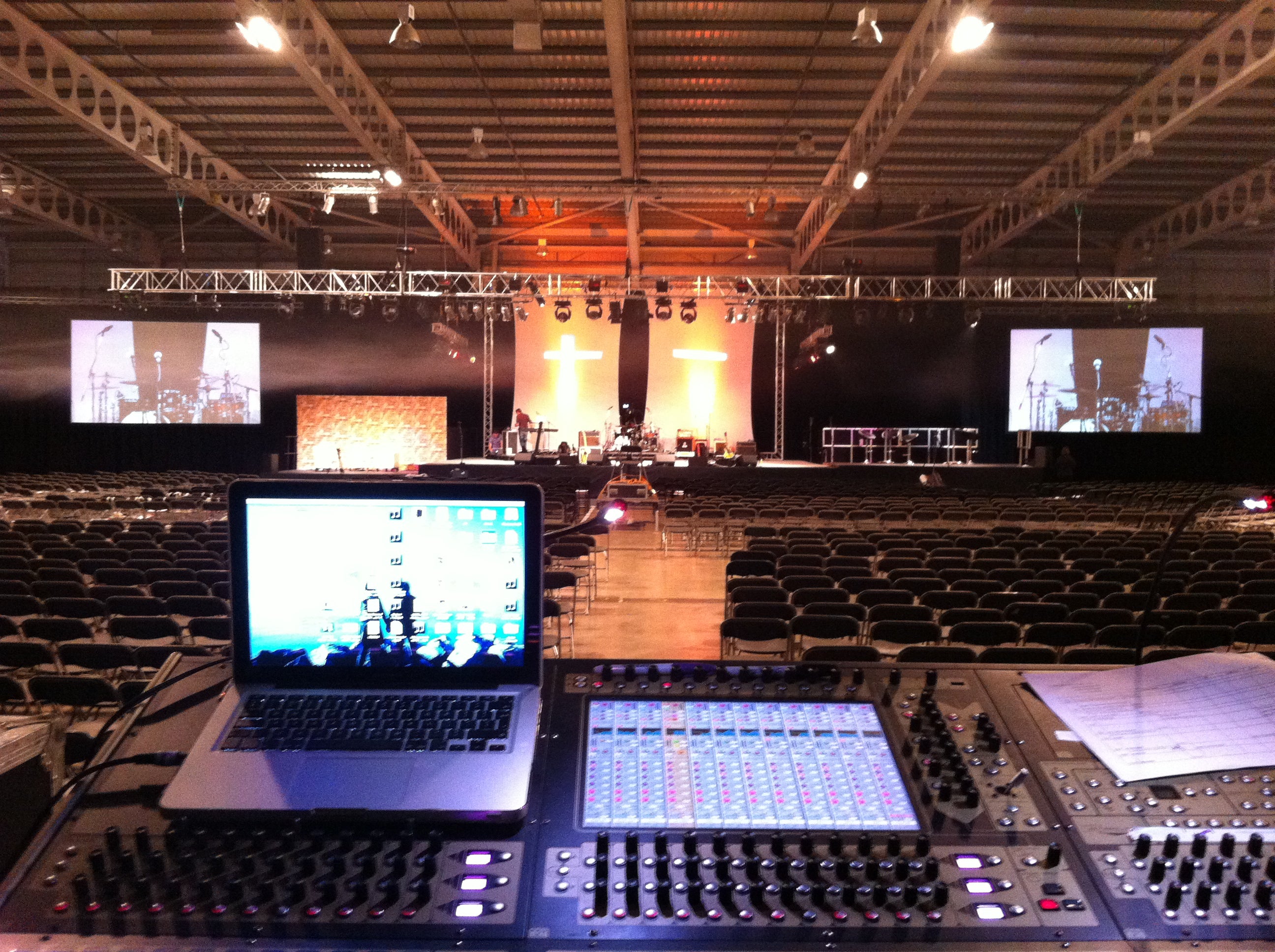 Catalyst Festival 2013 sound desk