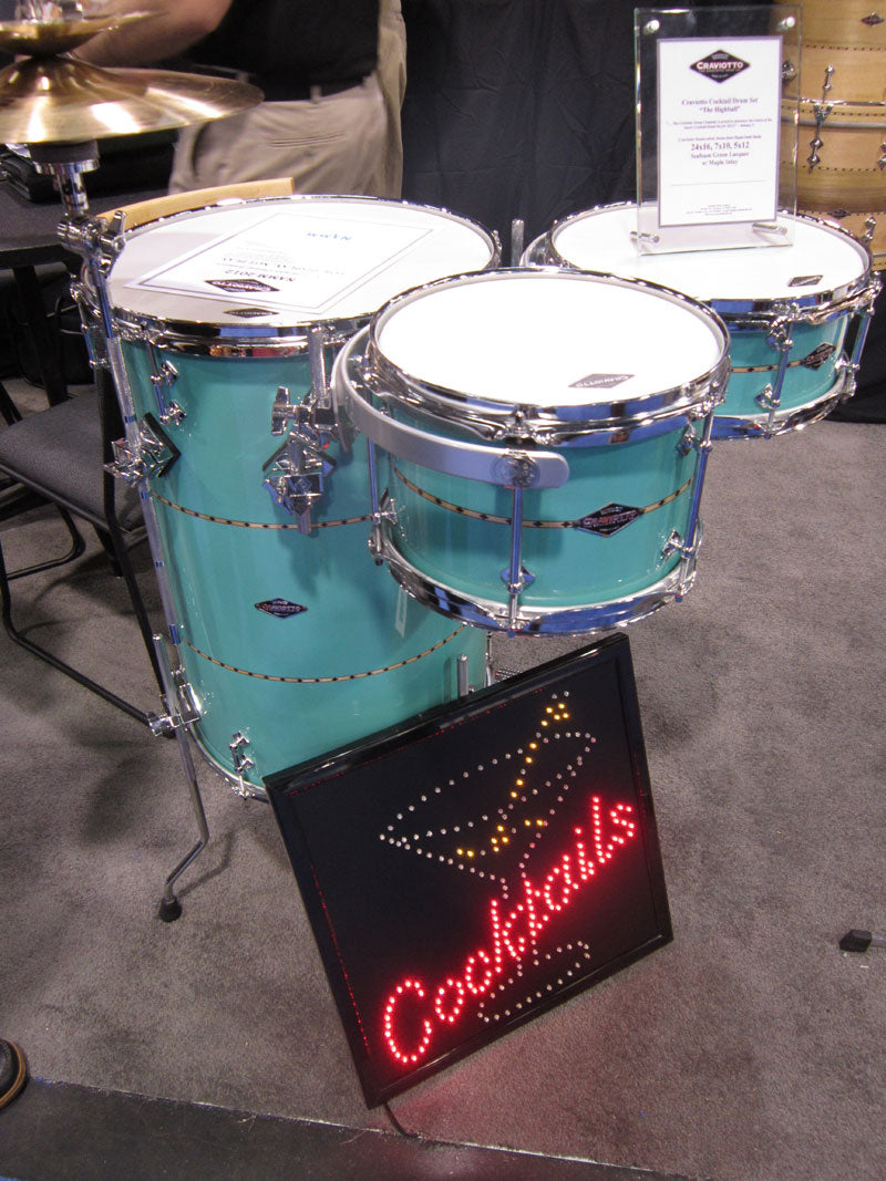 Craviotto Cocktail drum kit