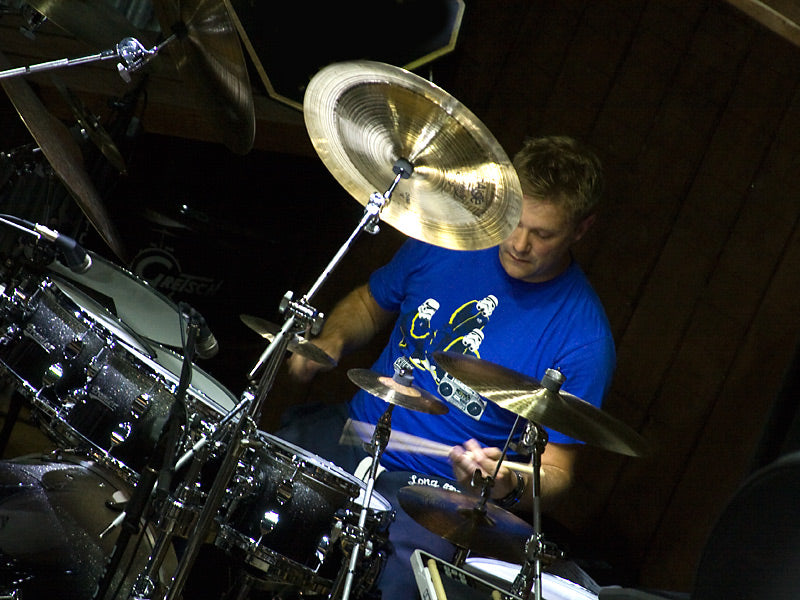 Craig Blundell playing at Drum Shop UK