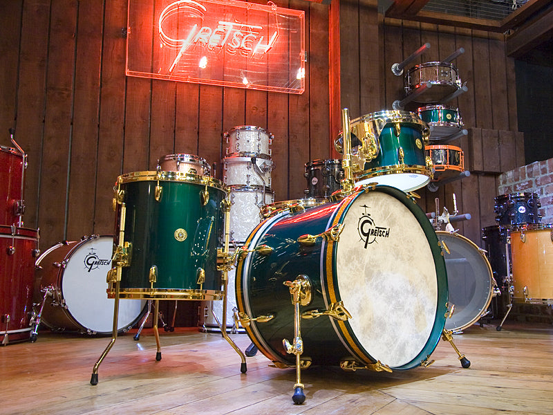 Gretsch 125th Anniversary Drum Kit in Cadillac Green