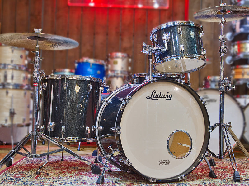 Ludwig Classic maple in Black Sparkle At The Drumshop UK