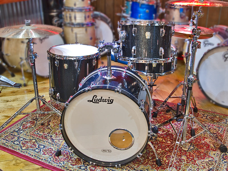 Ludwig Classic maple in Black Sparkle At The Drumshop UK