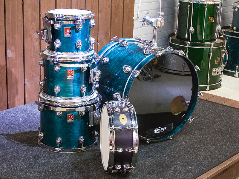 Premier Genista Drum Kit in Transparent Teal