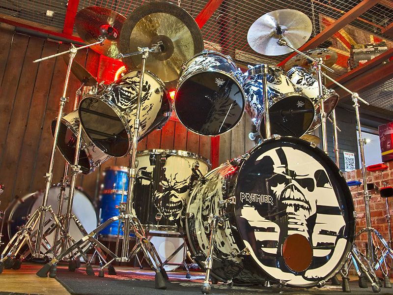 Nicko McBrain Drum Kit Iron Maiden Drum Kit Drumshop UK
