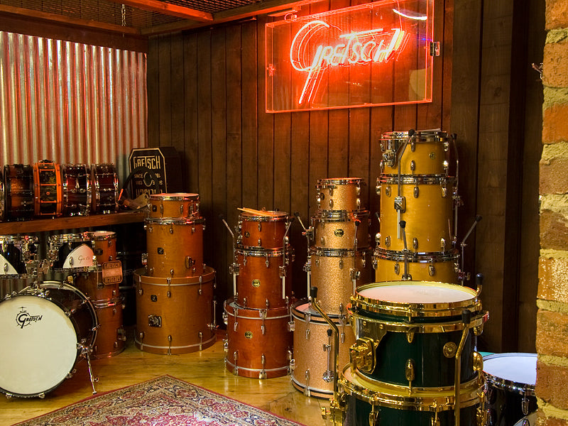 Gretsch drums show room 