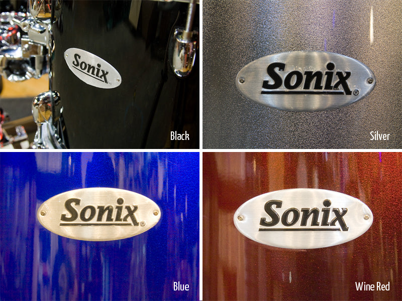 Sonix Entry Level Drum Kit colours