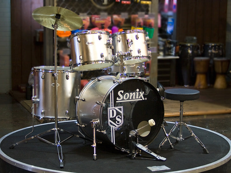 Sonix Drum Kit in Silver At Drum Shop UK
