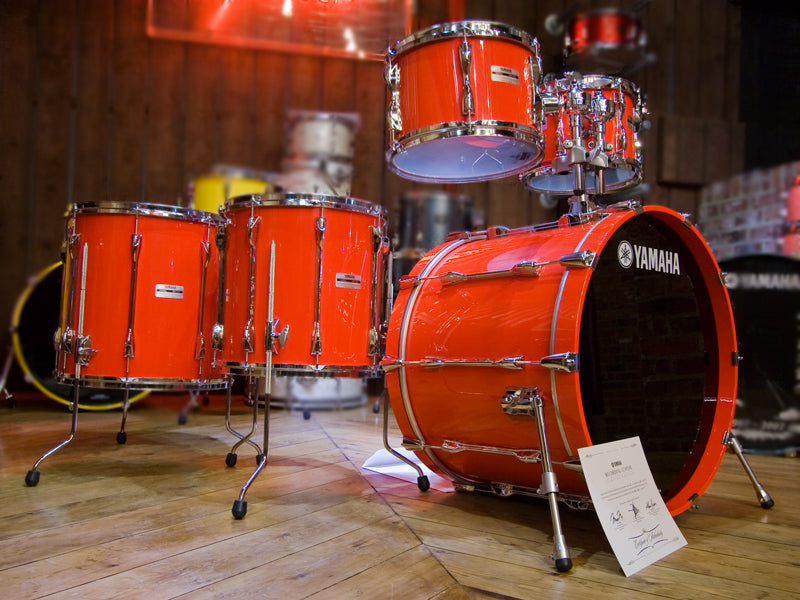 Yamaha Recording Custom Hot Red Drum Kit
