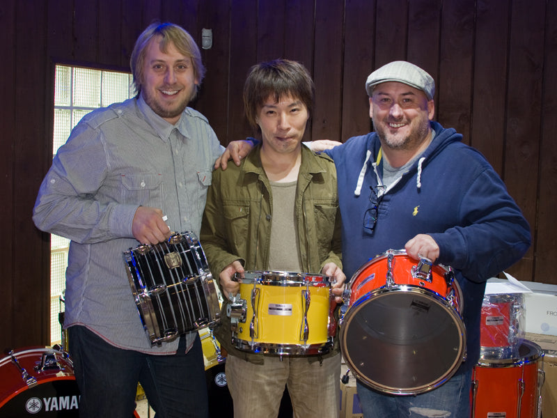 Gavin Mao and Andy Anderson Yamaha Drum Shop UK