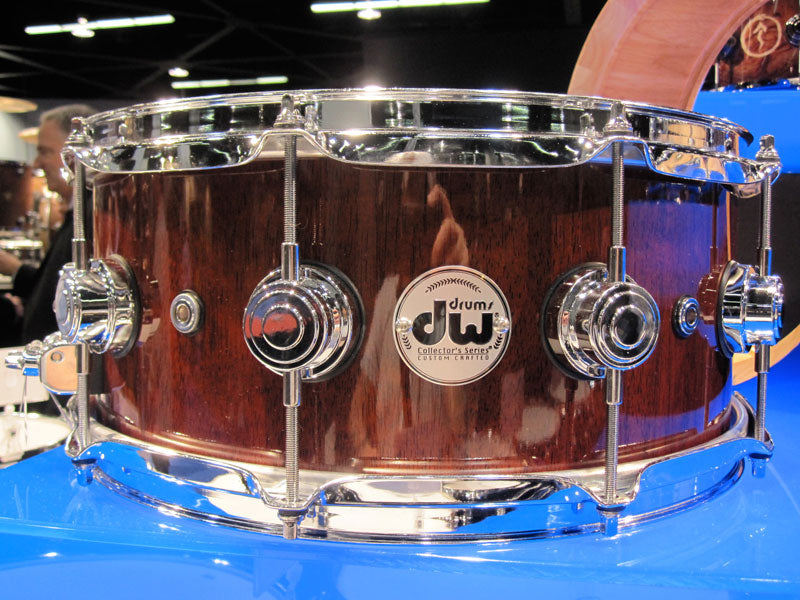 DW snare drums at NAMM 2010 Drumshop UK