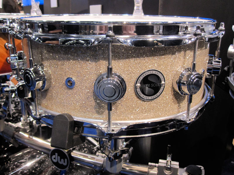 Drumshop UK DW Super Solid series Drum Workshop snare drum NAMM 2010