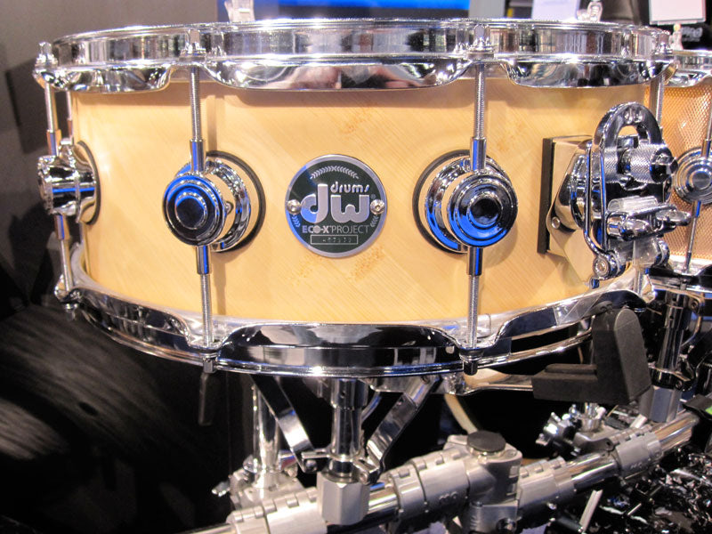 NAMM 2010 DW Eco-X Project snare drum Drumshop UK