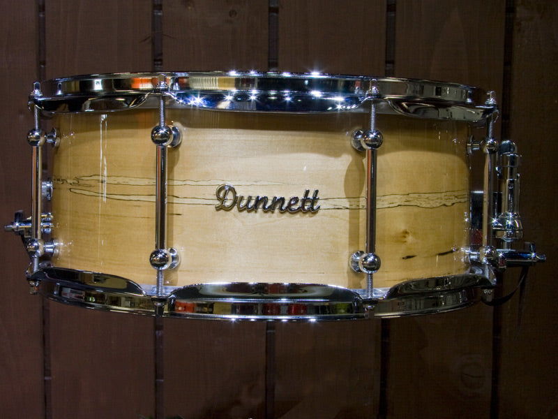 Dunnett MonoPly Milkwood snare drum