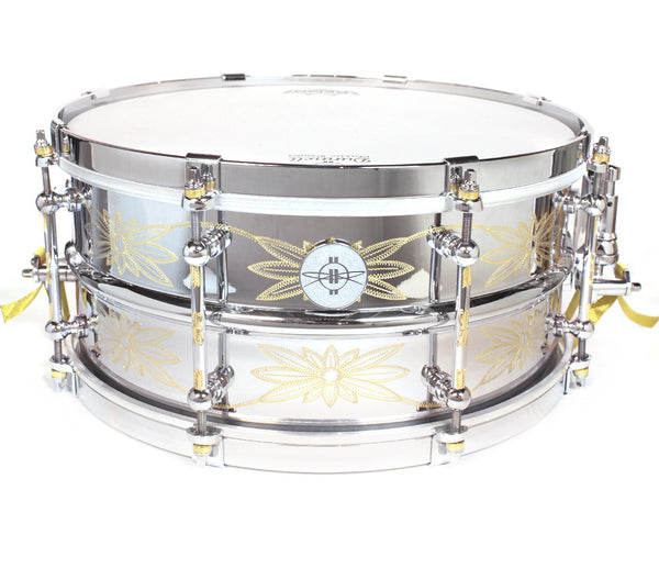 DUNNETT SCAR TISSUE CLASSIC 2N CHROME ON BRASS SNARE DRUM