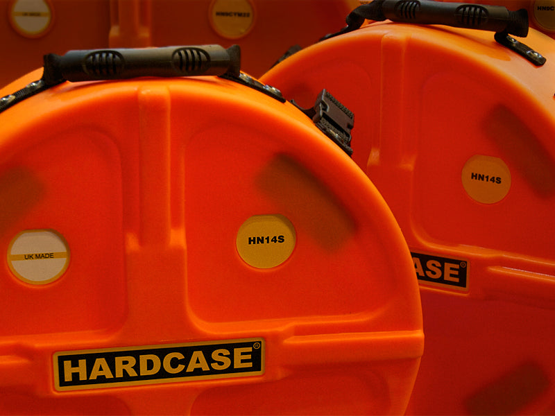 Orange Hardcase Drum Cases at Drumshop UK