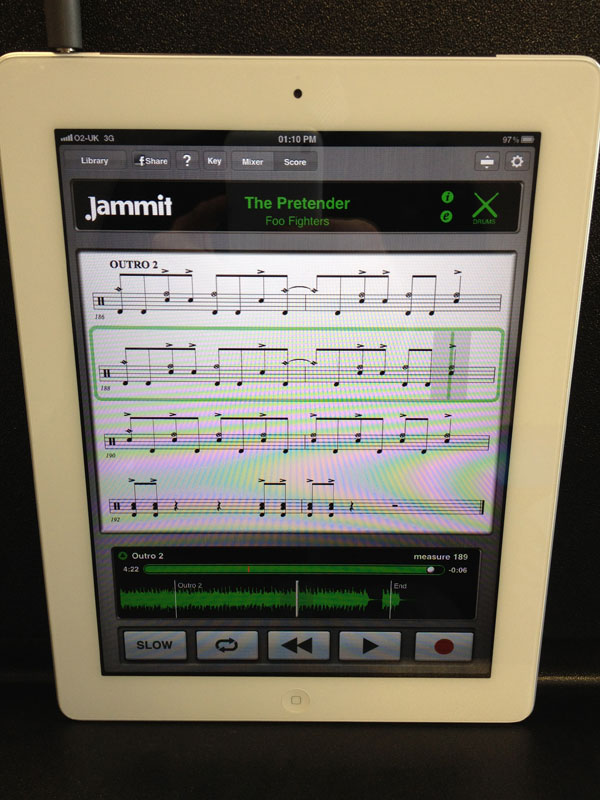 Jammit App Demo